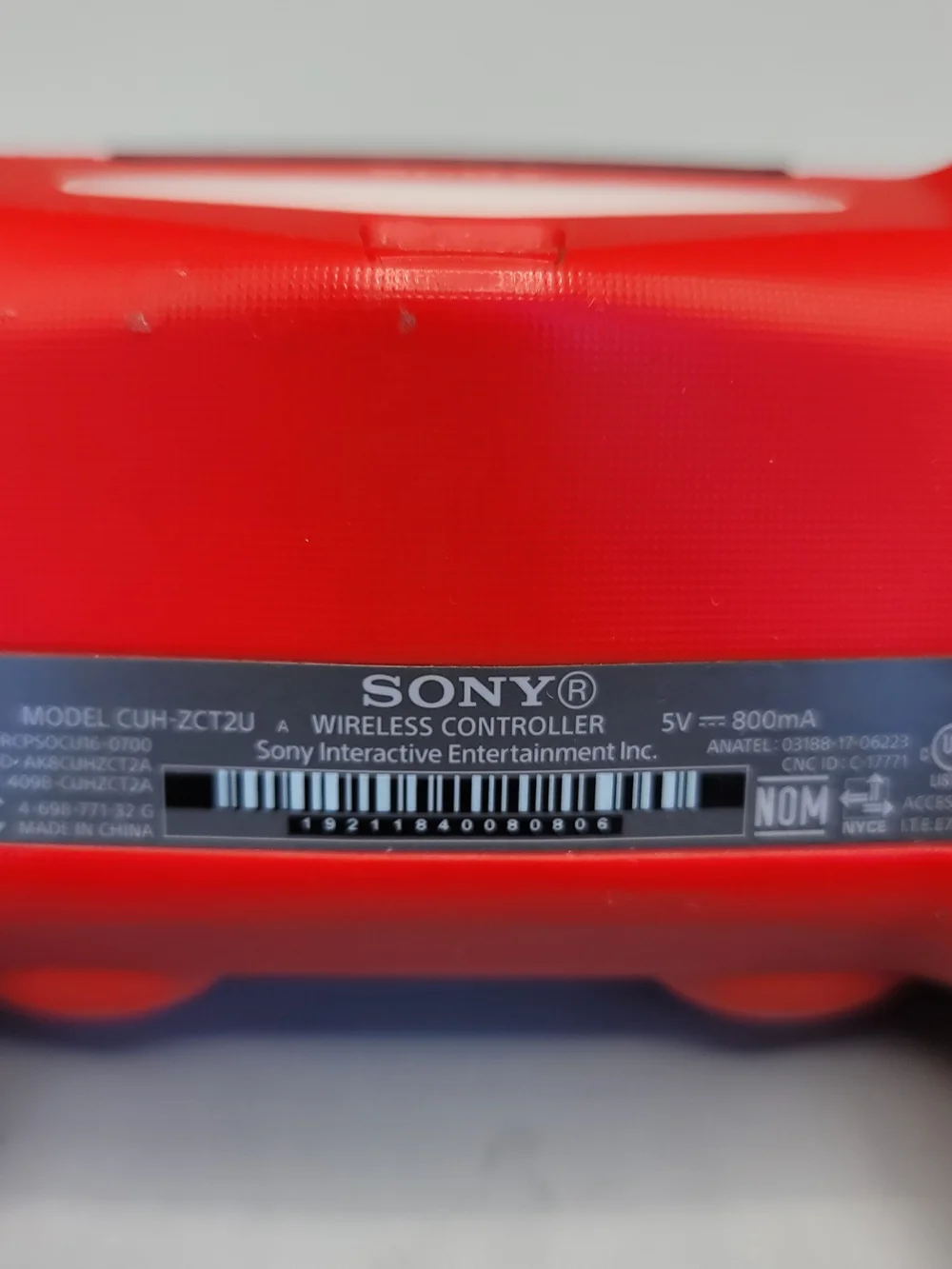 Sony PlayStation 4 PS4 DualShock Controller Magma Red CUH-ZCT2U